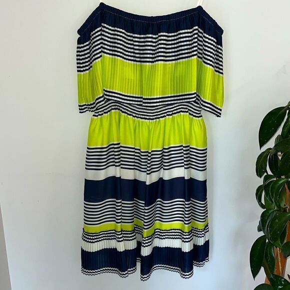 Max and Cleo striped strapless Nellie dress - Picture 2 of 5